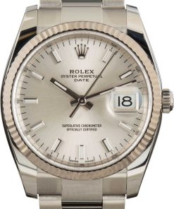 HandMade The Rolex Date 115234 Silver Dial