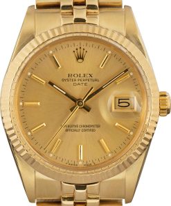 HandMade The Rolex Date 15037 Champagne Dial