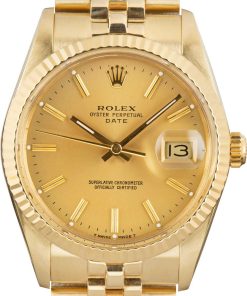 HandMade The Rolex Date 15037 Yellow Gold