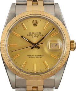 HandMade The Rolex Date 15053 Steel & Gold