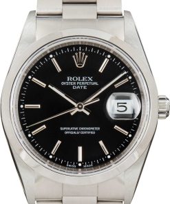 HandMade The Rolex Date Ref 15200 Black Dial