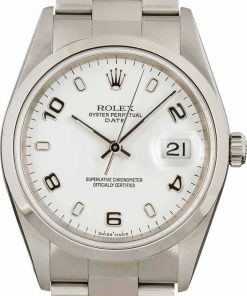 HandMade The Rolex Date 15200 White Arabic Dial