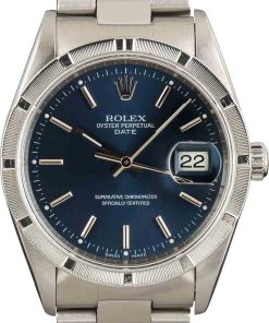 HandMade The Rolex Date 15210 Blue Dial Watch