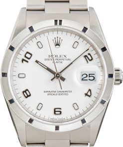 HandMade The Rolex Date ref 15210 White Dial