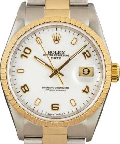 HandMade The Rolex Date 15223 White Arabic Dial