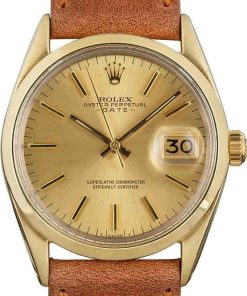 HandMade The Rolex Date 1550 Champagne Dial