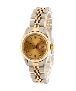 Alternative view of HandMade The Rolex Date 6917 Ladies Champagne Dial