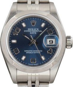 HandMade The Lady Rolex Date Ref 79160 Blue Dial
