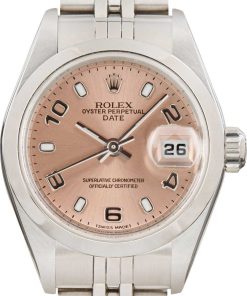 HandMade The Ladies Rolex Date Ref 79160 Salmon Dial