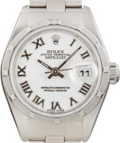 HandMade The Ladies Rolex Datejust Ref 79190 White Roman Dial
