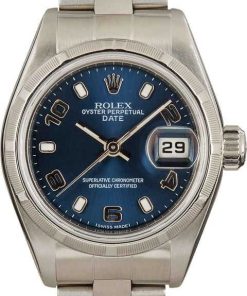 HandMade The Ladies Rolex Date 79190 Blue Dial