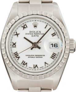 HandMade The Ladies Rolex Date Ref 79240 White Dial