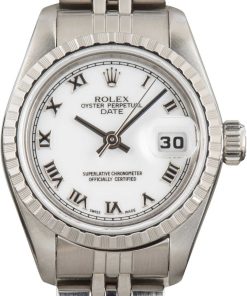 HandMade The Lady Rolex Date Ref 79240 White Dial