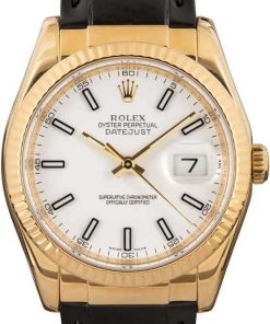 HandMade The Rolex Datejust 116138 Leather Bracelet