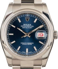 HandMade The Rolex Datejust 116200 Blue Dial 100% Authentic