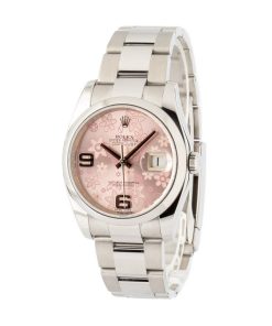 Alternative view of HandMade The Rolex Datejust 116200 Pink Floral Dial