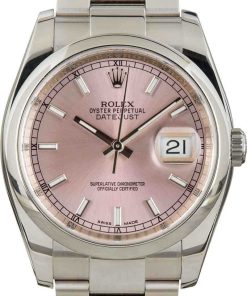 HandMade The Rolex Datejust 116200 Stainless Steel Pink Dial