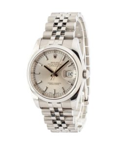 Alternative view of HandMade The Rolex Datejust 116200 Silver Index Dial