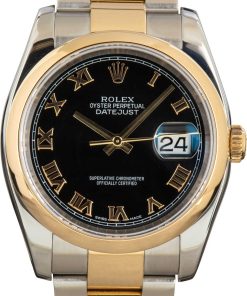 HandMade The Rolex Datejust 116203 Black Roman Dial