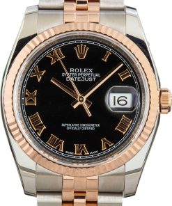 HandMade The Rolex Datejust 116231 Black Roman Dial