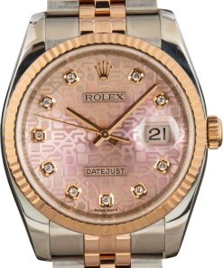 HandMade The Rolex Datejust 116231 Steel & 18k Everose Gold