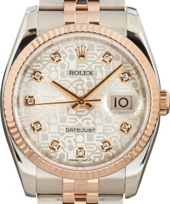 HandMade The Rolex Diamond Datejust 116231 Two-Tone Everose