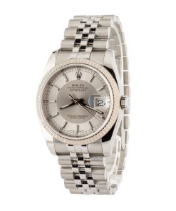 Alternative view of HandMade The Rolex Datejust 116234 Silver Tuxedo Dial