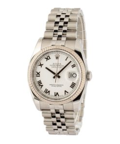 Alternative view of HandMade The Rolex Datejust 116234 White Roman