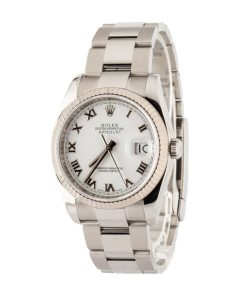 Alternative view of HandMade The Rolex Datejust 116234 White Roman Dial