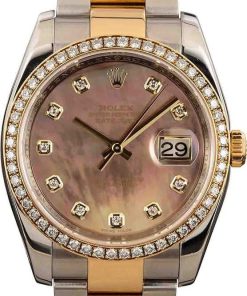 HandMade The Rolex Datejust Diamond Dial & Bezel 116243