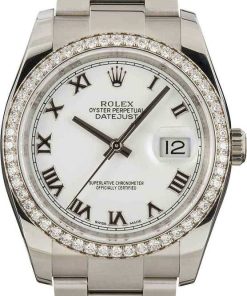 HandMade The Rolex Datejust 116244 White Roman Numeral