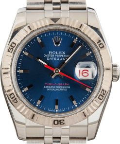 HandMade The Rolex Thunderbird Datejust Ref 116264 Blue Dial