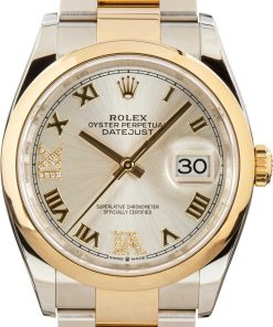 HandMade The Rolex Datejust 126203 Stainless Steel & 18k Yellow Gold