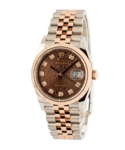 Alternative view of HandMade The Rolex Datejust 126231 Steel & 18k Everose