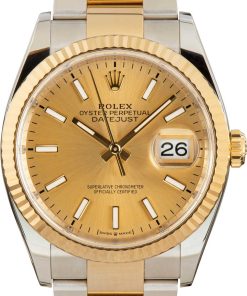 HandMade The Rolex Datejust 126233 Champagne Index Dial