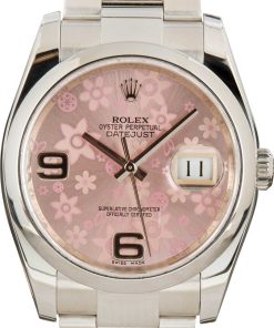 HandMade The Rolex Datejust 116200 Pink Floral Dial