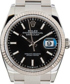 HandMade The Rolex Datejust 126234 Black Chromalight Dial