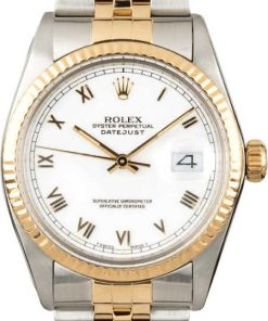 HandMade The Rolex Datejust 16013 White Roman Dial
