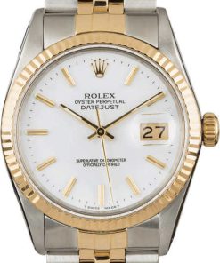 HandMade The Rolex Datejust 16013 White Index Dial