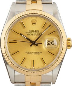 HandMade The Rolex Datejust 16013 Stainless Steel & Yellow Gold