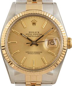 HandMade The Rolex Two-Tone Datejust 16013 Jubilee Bracelet
