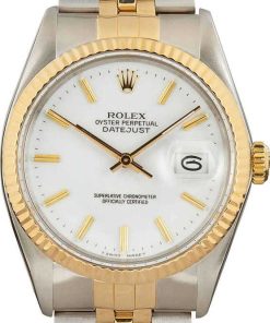HandMade The Rolex Datejust 16013 White Index Dial