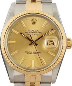 HandMade The Rolex Datejust 16013 Stainless Steel and Gold
