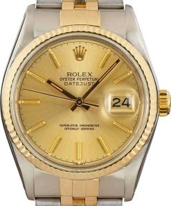 HandMade The Rolex Datejust 16013 Champagne Two-Tone