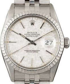 HandMade The Rolex Datejust 16014 Silver Linen