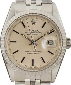 HandMade The Rolex Datejust 1603 Silver Index
