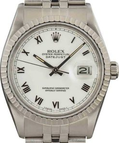 HandMade The Rolex Datejust 16030 White Roman Dial