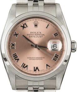 HandMade The Rolex Datejust 16200 Silver Dial Steel Oyster