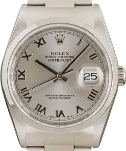 HandMade The Rolex Datejust 16200 Silver Roman Dial