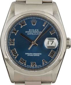 HandMade The Rolex Datejust 16200 Blue Roman Dial